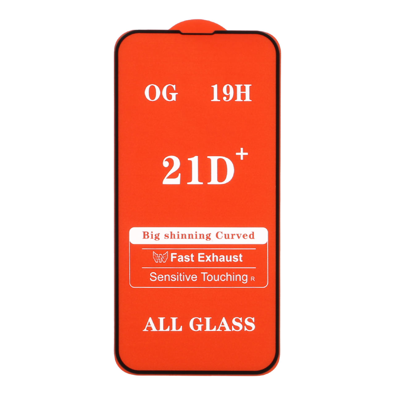 محافظ صفحه نمایش شیشه ای Iphone 13 Mini - Full Cover 21D (بدون پک) - مشکی